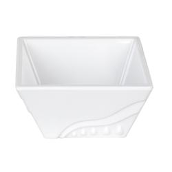 (10 pcs) Coupelle en mélamine pour support de buffet - Mélamine - carré - 90x90mm - Profondeur : 100mm - Blanc