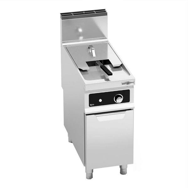 Gasfriteuse - 18 liter - 14 kW - indirect verwarmd - digitale bediening - met aftapkraan