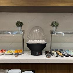 Cozedor de ovos - para 37 ovos - com controlo de temperatura manual - Preto mate