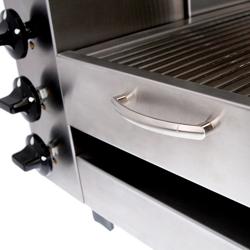 Gas-salamandergrill / Pro - 13 kW - 4 gasbrännare