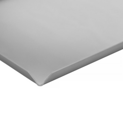 (5 adet) Alüminyum pastane/ & sunum tabağı - 500 x 150 x 10 mm -gümüş