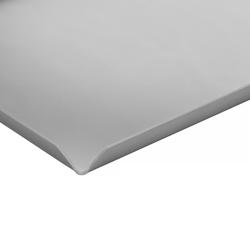 (5 adet) Pastane Sunum Tepsisi - Alüminyum - 700x150x10mm - Gümüş - dikdörtgen - Yükseklik: 10mm