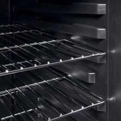 GASTRO-COOL | Banco Frigo Bar - 540mm - 130 litri - con 1 porta a battente in vetro - Nero