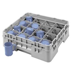 CAMBRO | CAMRACK® - Cesta de fregadero 1/1 con 16 compartimentos - 500x500mm - Gris