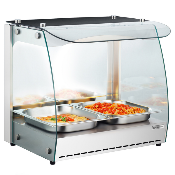 Warmhoudvitrine - 560mm - Roestvrij staal