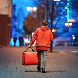 WarmBag / Pizzabag PRO - Beheizte Liefertasche - für 4 Pizzakartons 35x35cm - Rot
