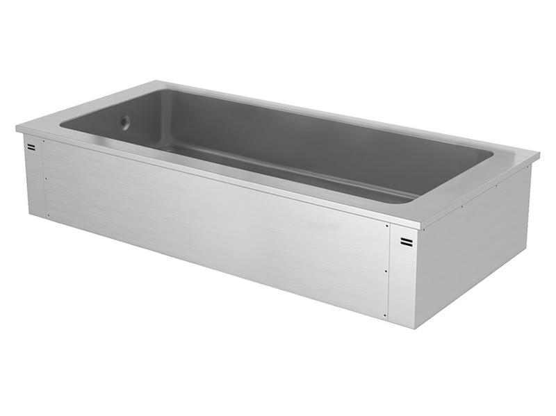 Built-in ice tray - 1.8m - 5x GN 1/1