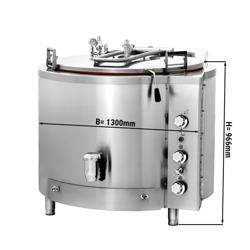 Gas Kochkessel - 500 Liter - 56 kW - Indirekte Beheizung - mit Wasserzulauf & Ablasshahn
