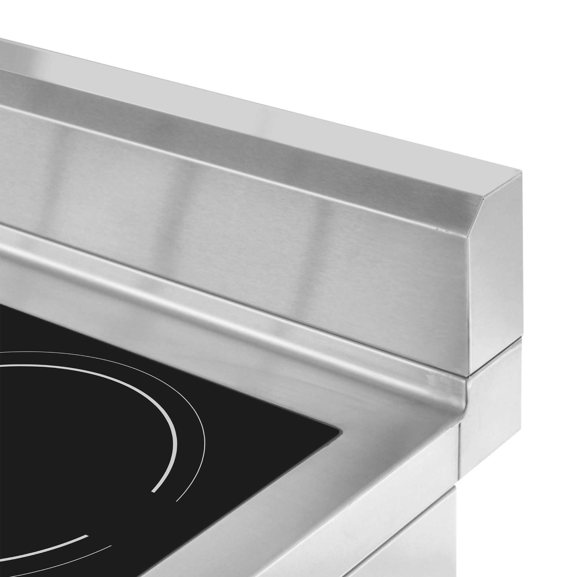 Fourneau à induction - 20kW - 4 foyers - avec meuble bas