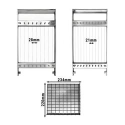 Fresa Praline - 21 & 28 mm - duplo - incl. 2 quadros