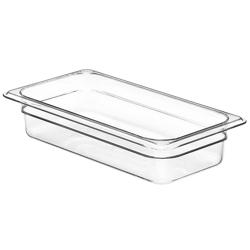 (6 db) CAMBRO | Camwear® polikarbonát GN tartály 1/3 - átlátszó - mélység 65 mm