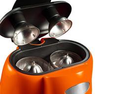 Commercial Electric Fruit Juicer - Dual Cones, Lever Arm - 570 W - Orange