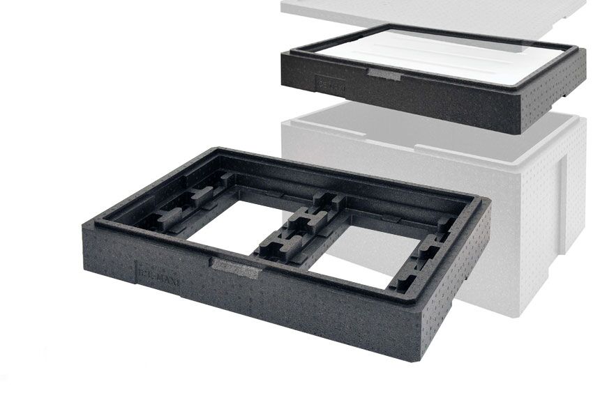 Rehausse universelle Maxi pour conteneur isotherme - 695x495x100mm - compatible avec PLB-071, PLB-066, PLB-067, PLB-068, PLB-069 & PLB-070
