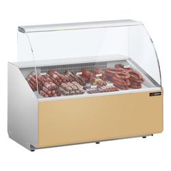 Kühltheke - 1300mm - Frontblende Beige