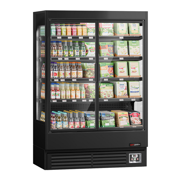 Armario refrigerador mural con puertas batientes aisladas - 1320 mm - 595 litros - con iluminación LED y 4 estantes