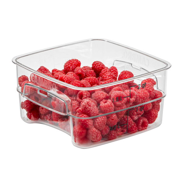 (6 pieces) CAMBRO | CAMWEAR® - FreshPro container - 1.9 liters - transparent
