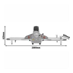 Bakkerij deeguitrolmachine - Tafelmodel - 400 Watt - 2000 mm transportband
