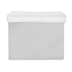 Hamur spatulası / hamur kazıyıcı - 120x85mm - Paslanmaz çelik - Plastik kulp