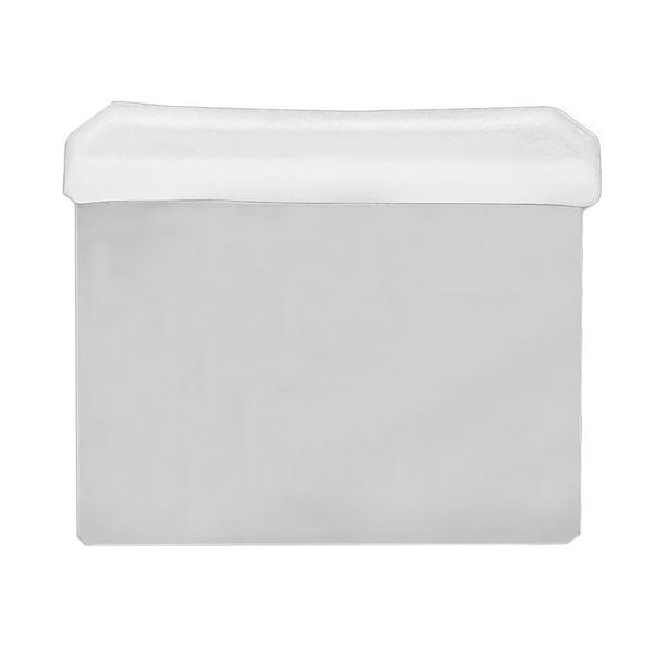 Spatulă pentru aluat - 12 x 8,5 cm - alb