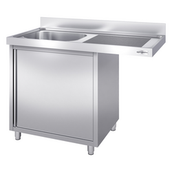 Armoire lave-vaisselle - 1200x700mm - avec 1 bac à gauche
