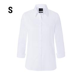 (6 pieces) KARLOWSKY| Ladies' Classic Blouse – 3/4 Sleeve - Slim Fit - White - Size S