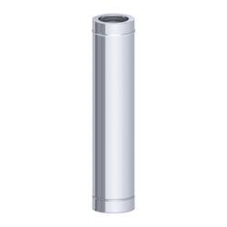 Glattrohr in Edelstahl - Länge: 1000 mm - Ø 450 mm