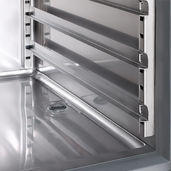 Rashladni pult za pripremu pizze Premium PLUS - 1783x800 mm - Sa 2 vrata - Uklj. rashladna nadograđena vitrina - 7x GN 1/4