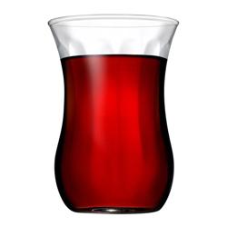 (72 Stück) Teeglas mit Struktur - AQUA - 120ml