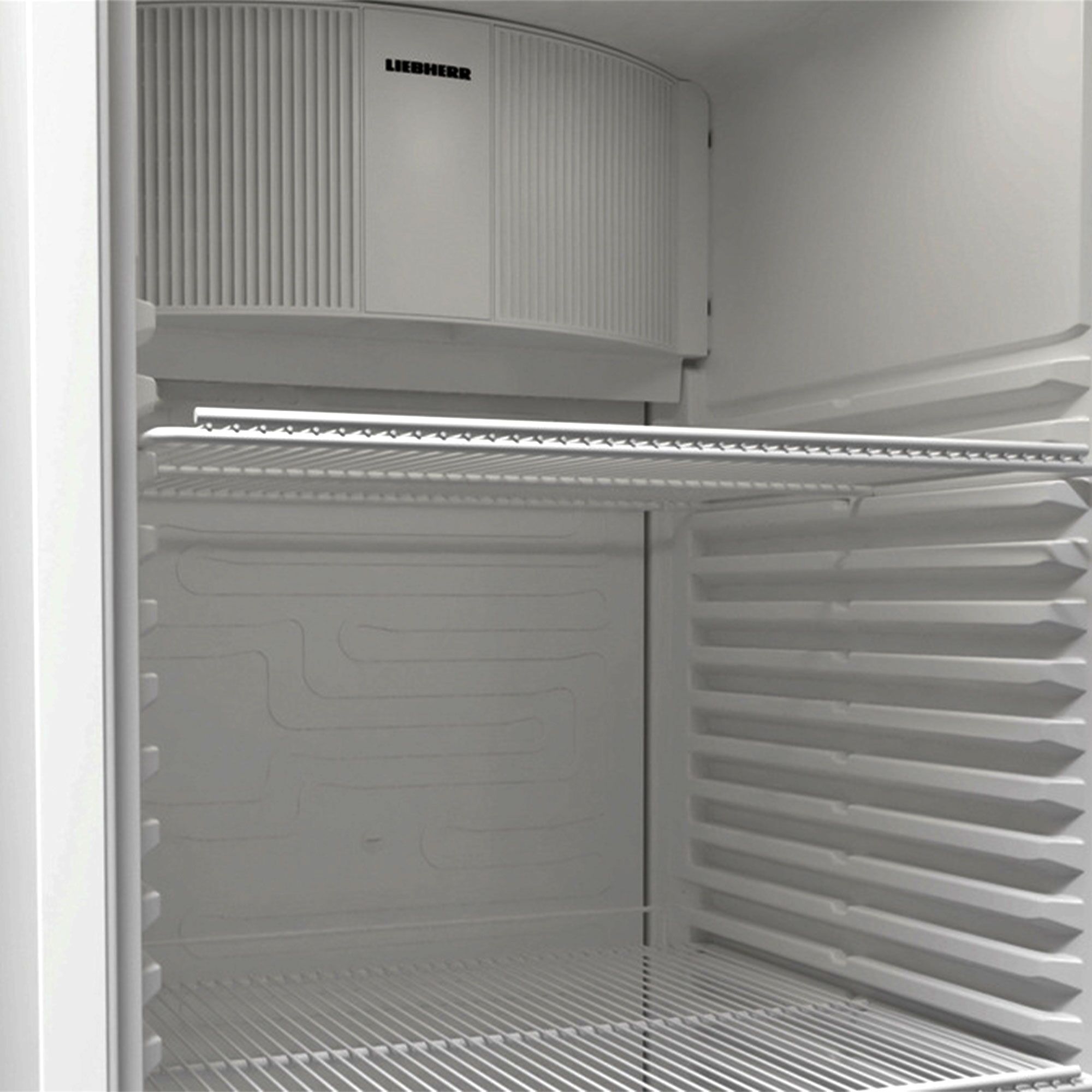 LIEBHERR | Réfrigérateur PERFORMANCE - 400 litres - Intérieur en plastique - Avec 1 porte en verre - Blanc       