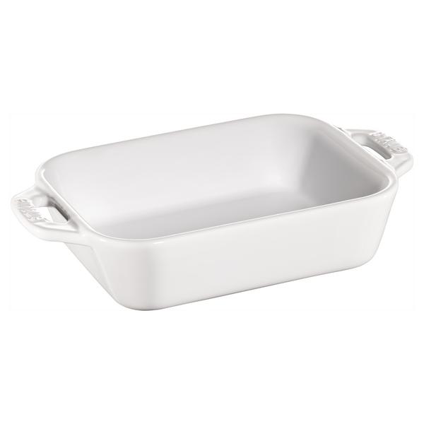 STAUB | CERAMIQUE - Tepsija za pečenje - 140x110 mm - Keramika - Čisto bijela boja 
