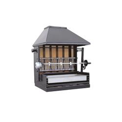 Grill pe carbune cu o ţepuşă pentru 3 pui