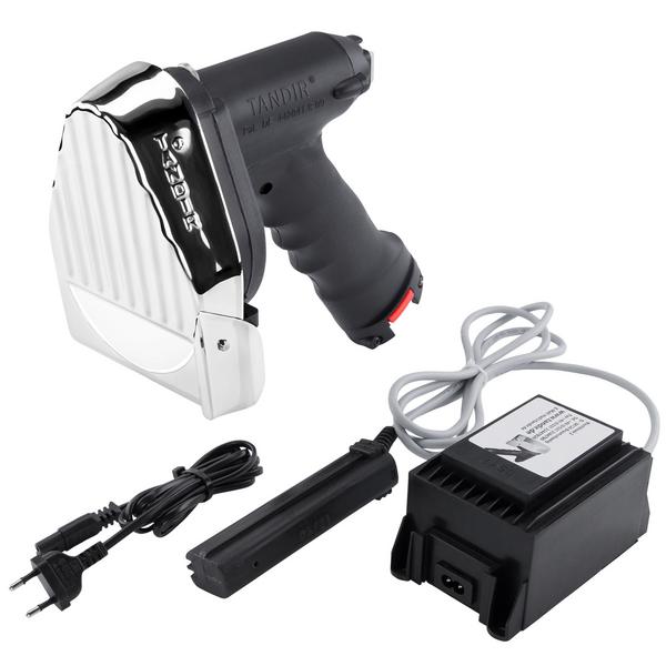 TANDIR® | Elektrisch kebabmes II 100 - incl. 2 messen, slijpsteen, kabel & tafelvoeding