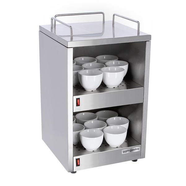 Kopjeswarmer RVS - 140W - met 2 schappen