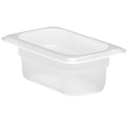 (6 bucăți) CAMBRO | Camwear® recipient GN polipropilenă 1/9 - lăptos - adâncime 65 mm