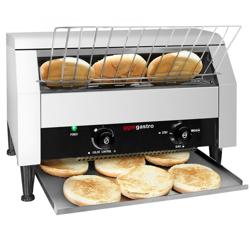 Tračni toster - Mehaničko - 2,6 kW - kapacitet cca 300 kriški/sat - za peciva i kruh