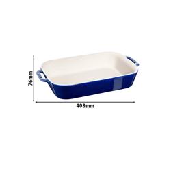 STAUB | CERAMIQUE - Ovenschaal - 340x240mm - Keramiek - Donkerblauw