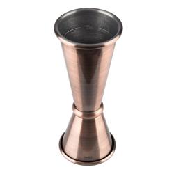 (6 pcs) Jigger double - acier inoxydable - 2,5cl/5cl (25/50 ml) - avec repère(s) 1,5cl/3,5cl