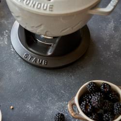 STAUB | SPECIALITIES - Fondue készlet - Ø 200mm - Öntöttvas - Fehér szarvasgomba