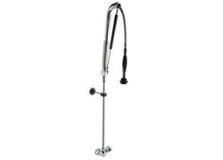 Monobloc pre-rinse spray unit 9000 - wall-mounted - with single-lever mixer tap, swivel spout, spray gun, flexible hose & wall bracket included - height 1120mm