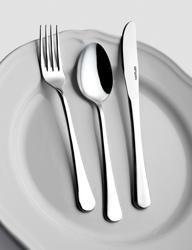 (12 pcs) Fourchette à dessert Mila - Acier inoxydable 18/10 - 144mm - Brillant - 12 pièces