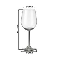 (12 stuks) Wijnglas - ESPRIT - 290 ml - Transparant