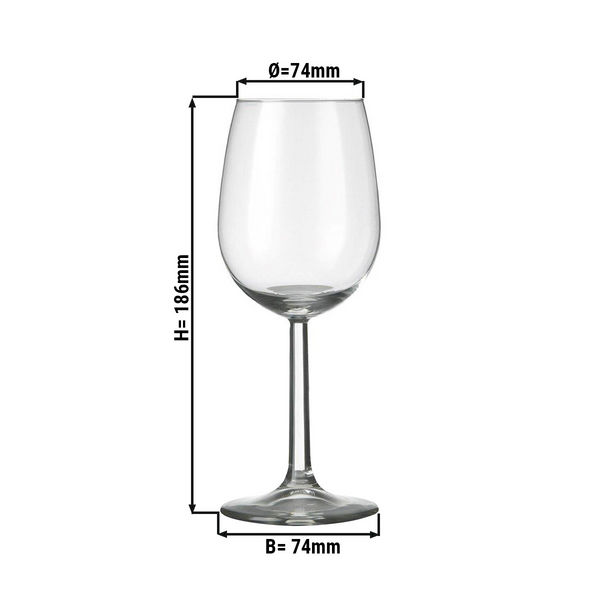 (6 komada) Čaša za vino - ESPRIT - 290 ml - Prozirna 