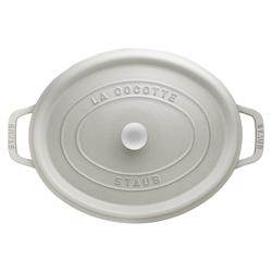 STAUB | LA COCOTTE - Cocotte - ovális - 310mm - öntöttvas - fehér szarvasgomba