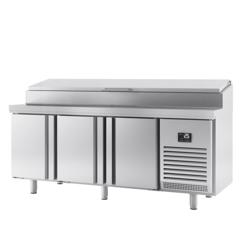 Saladette - 1960x700mm - 3-deurs - voor 1x GN 1/2 & 9x GN 1/3