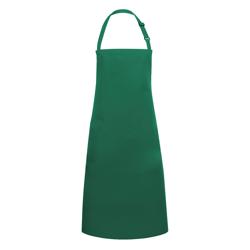 (6 pieces) KARLOWSKY | Basic Bib Apron – Forest Green - 750×900 mm - Adjustable Neck