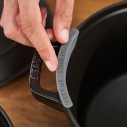 STAUB | STACKABLE SET - Kookpannenset - 3 stuks - Ø 240mm - Gietijzer - Zwart