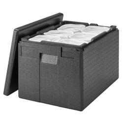CAMBRO | Cam GoBox® Toploader – 610×430×390 mm – Black – 4h temp hold (1h ice)
