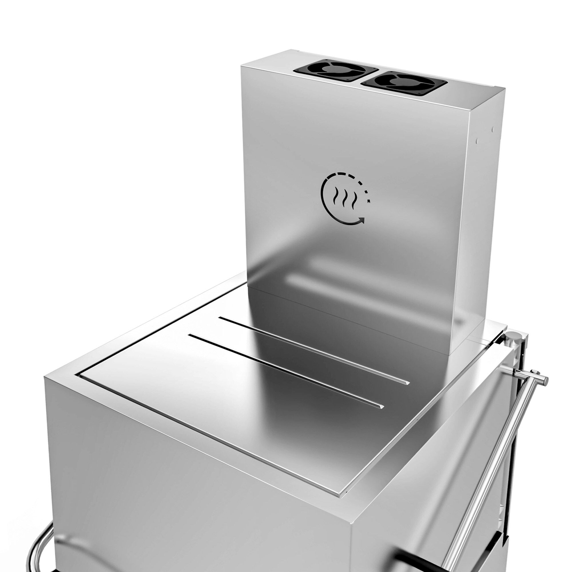 Lave-vaisselle à capot – Numérique – 8,7 kW – avec récupération de chaleur, pompe de détergent, de rinçage et de vidange