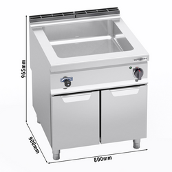  Bain Marie 2xGN 1/1+2x GN 1/3