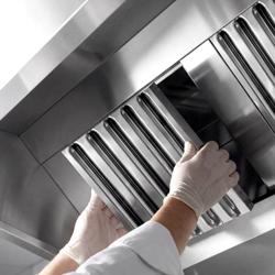 Commercial Box Extraction Canopy - Stainless Steel - 1800×1400×450 mm – Light & 3 Baffle Filters